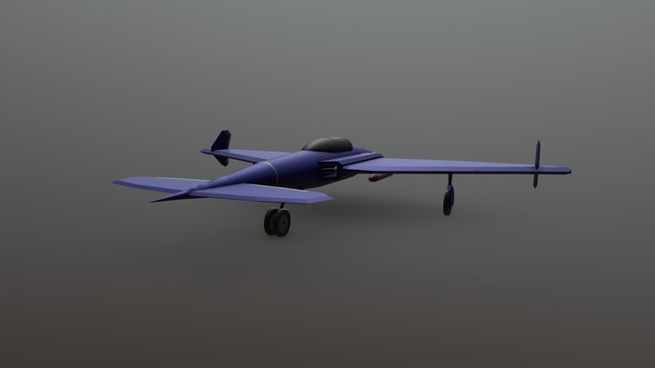 Custom plane: Prototype-9 Skybound 3D Model