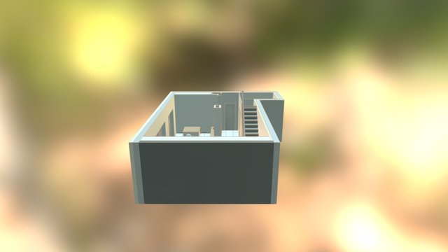 Projet BEL réaménagement rez-de-chaussée 3D Model