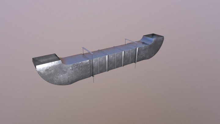 Modular Ventilation Duct Kit Free 3D Model