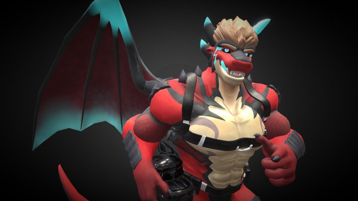 Glauca Blitz Draconian 3D Model