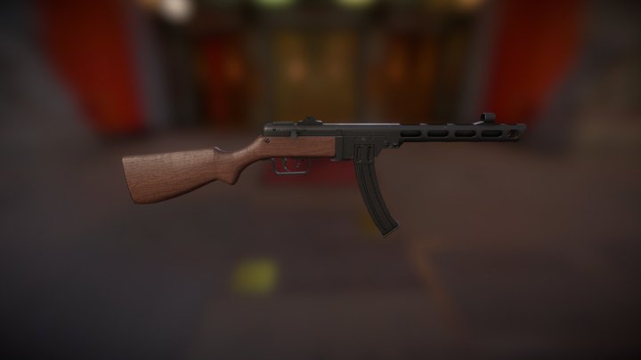 PPSH-41 BACKUP 3D Model