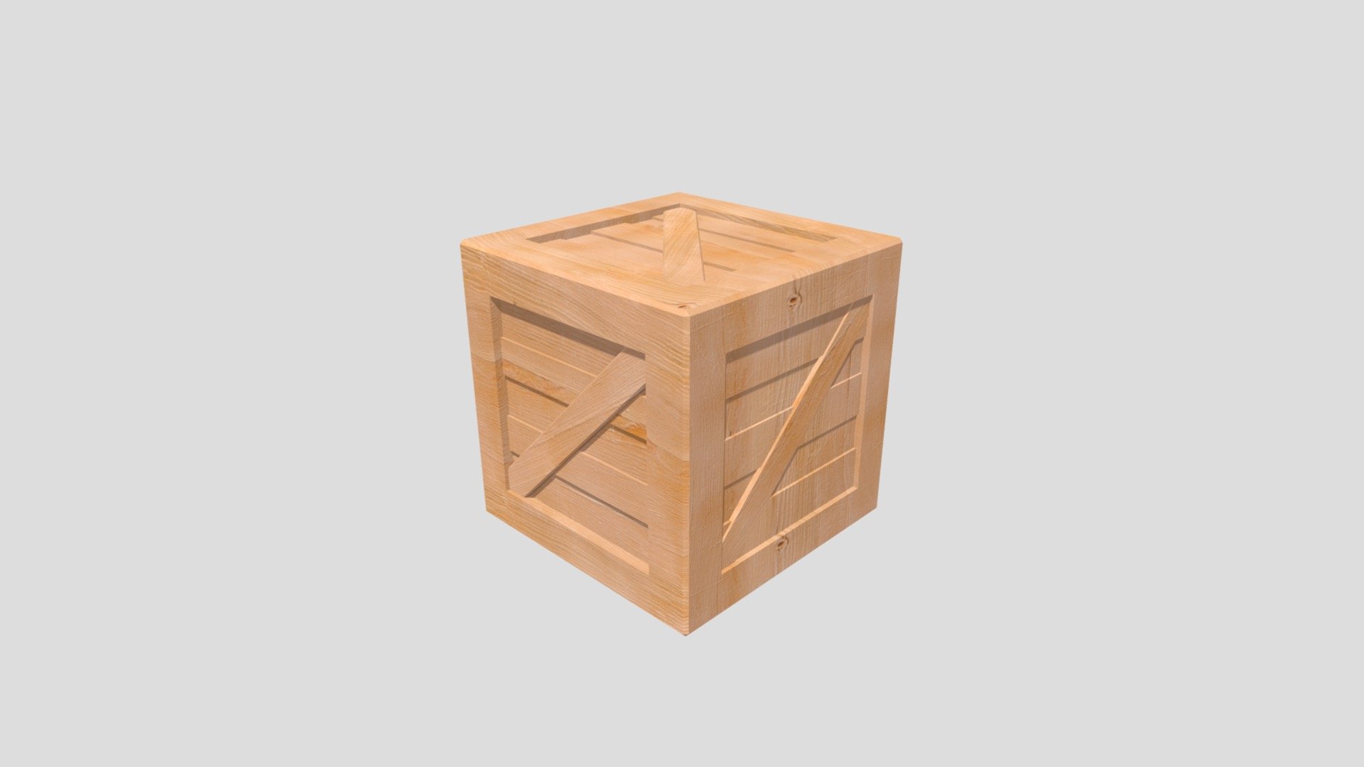 Wooden Box - Buy Royalty Free 3D model by Ed+ (@EDplus) [d4e6137 ...