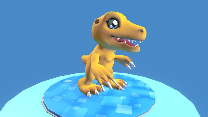 Digimon - Agumon 3D Model