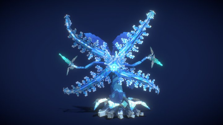 Cryo regisvine - Genshin Impact 3D Model