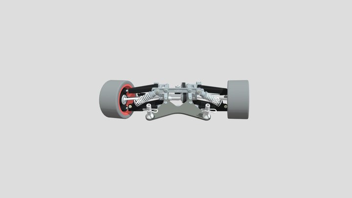 RC Car 1 8 Front Suspension 3D Model