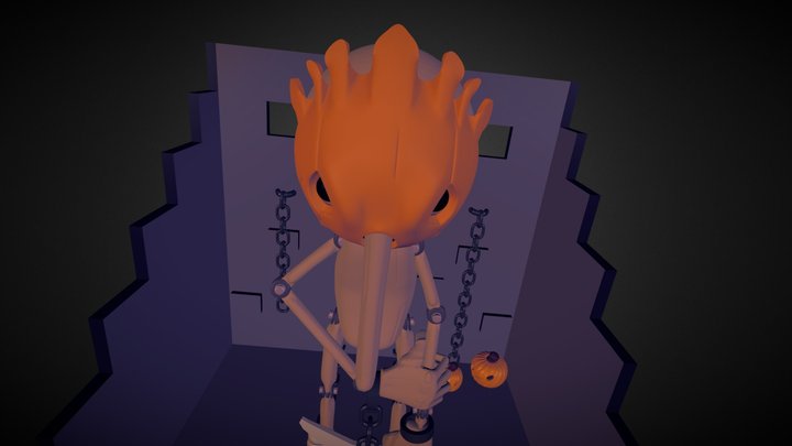 Pinocchi 'O' Lantern 3D Model
