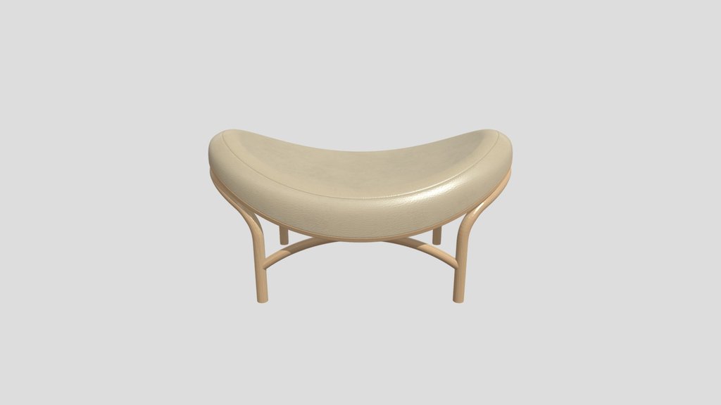 Chips Ottoman B0 Natural Varnish