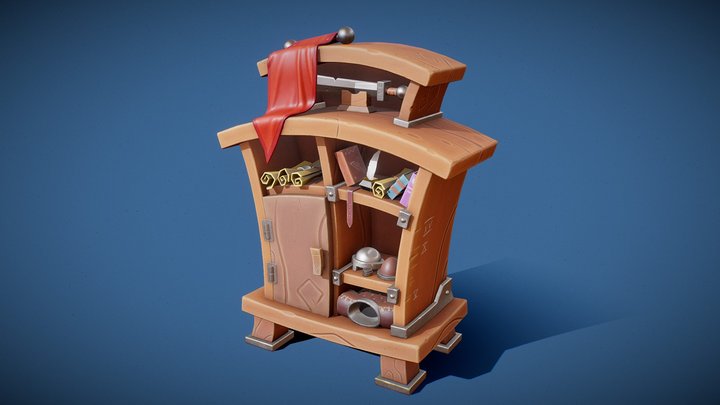 Сloset Of A Young Warrior 3D Model