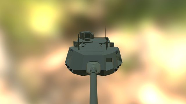 T-14-ARMATA Tower 3D Model