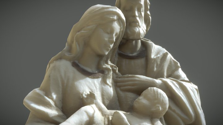 Nativity figurine 3D Model