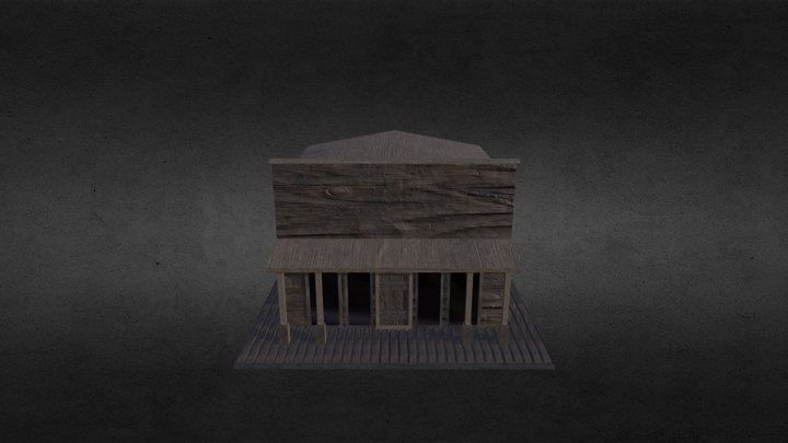 (TEST2) First Textued object: COG/LUMBER SHOP 3D Model
