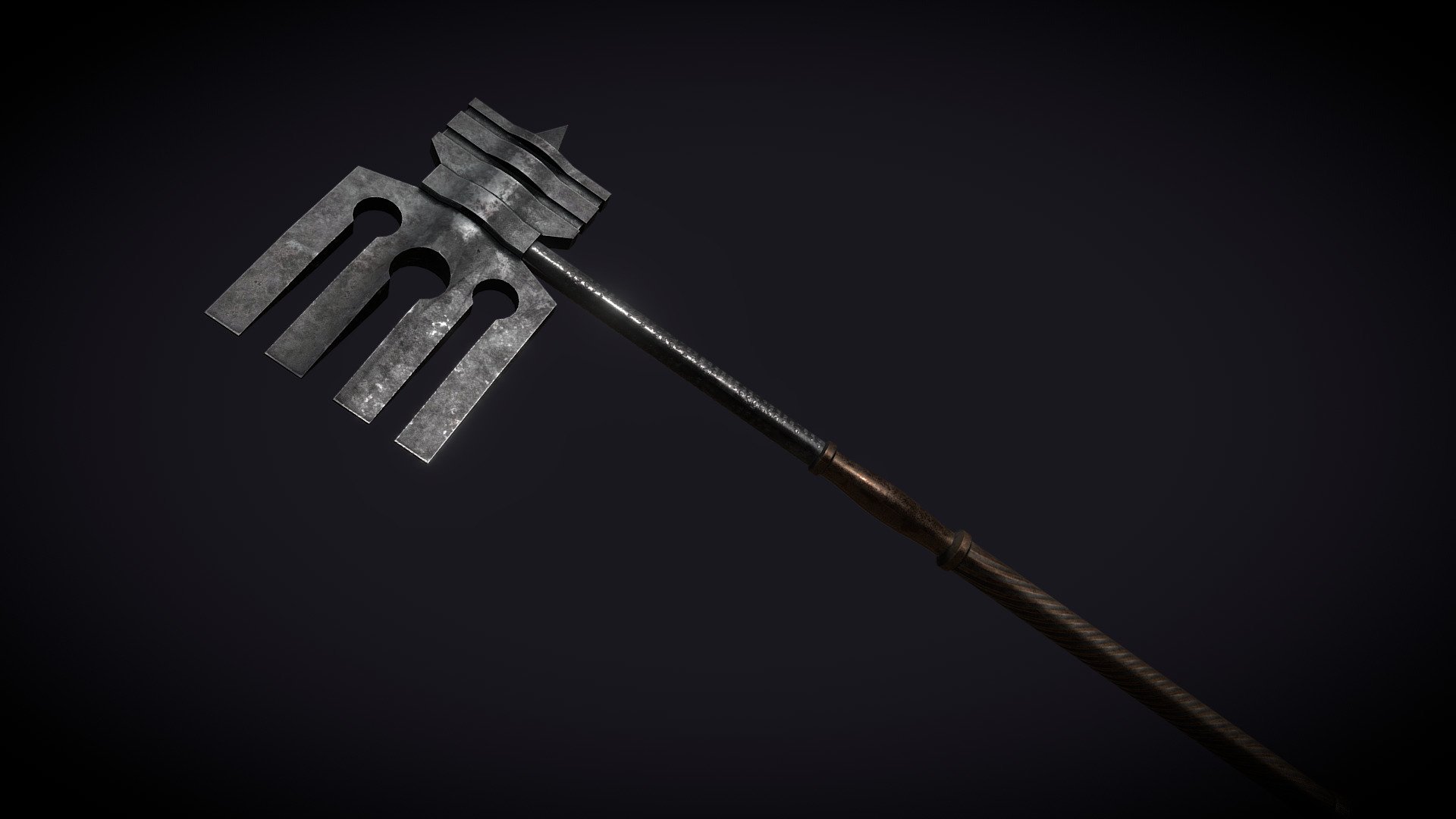 The "Ork Comb" a Dwarfen Axe