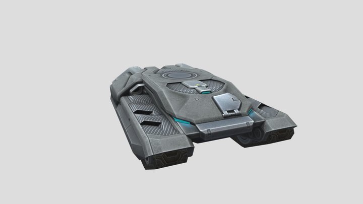 Tanki Online hunter hull standard 3D Model
