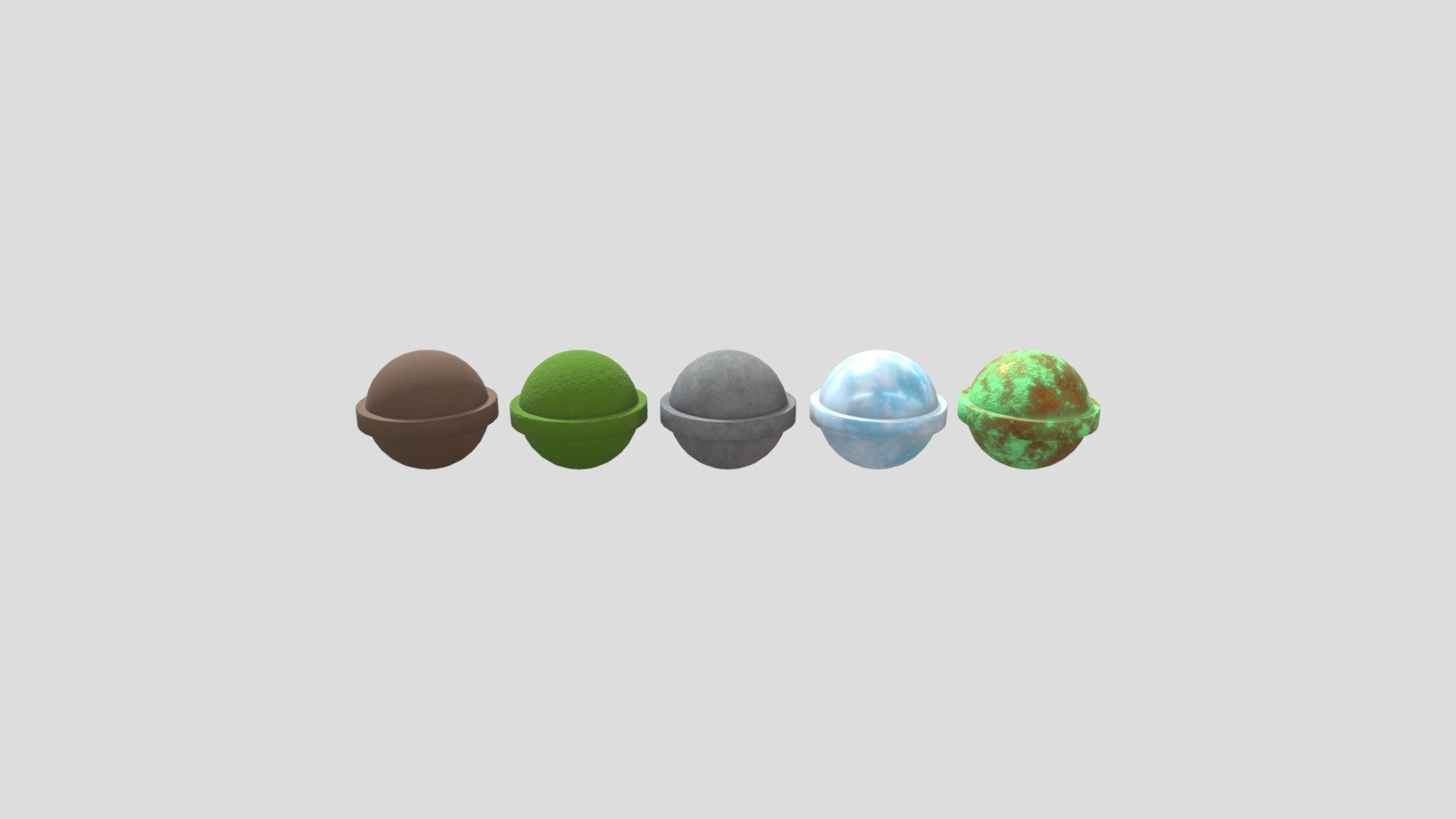 Spheres - Download Free 3D model by oliviacarter [d4ecb6f] - Sketchfab