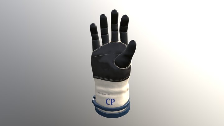 Spaceman Glove 3D Model