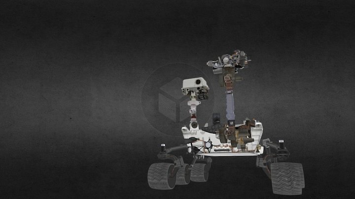 Curiosity (rover) 3D Model