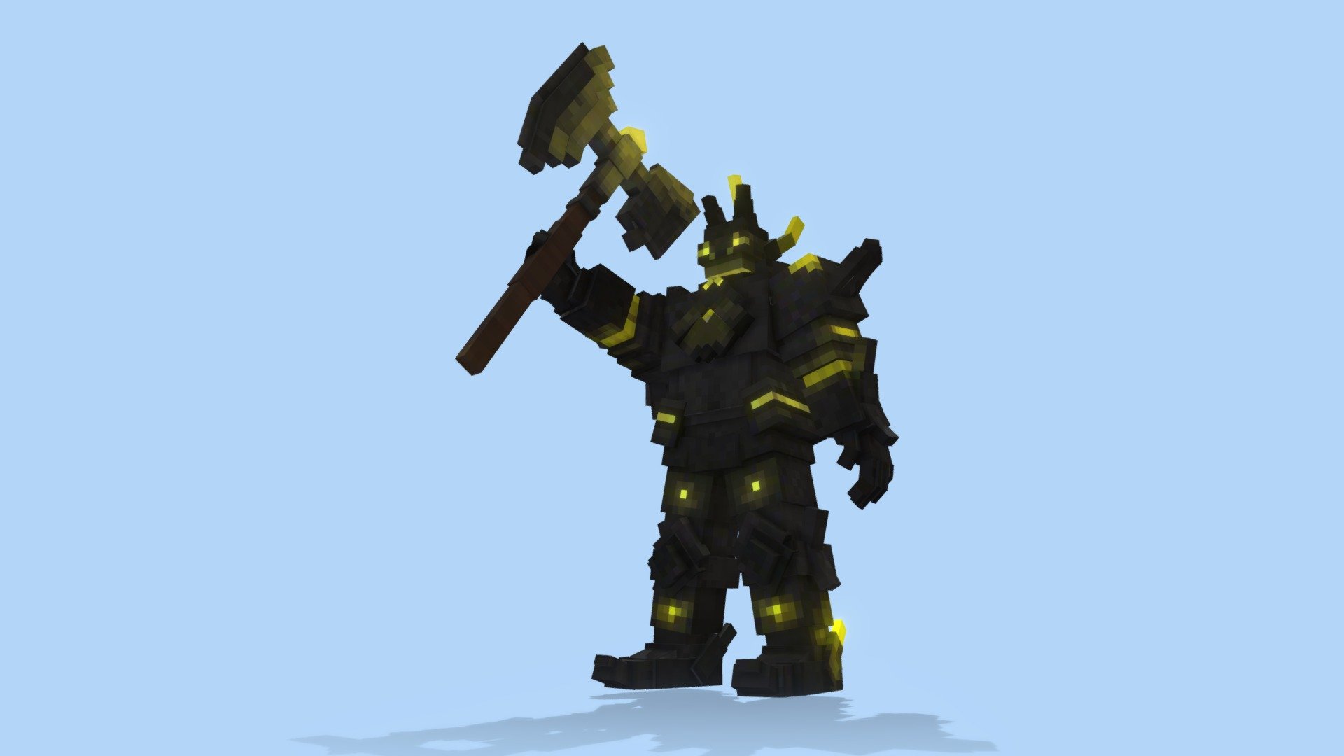 Armor Golem 3D model by Stighluck [d4eeba2] Sketchfab