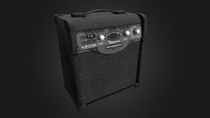 Guitar Amplifier 3D Model