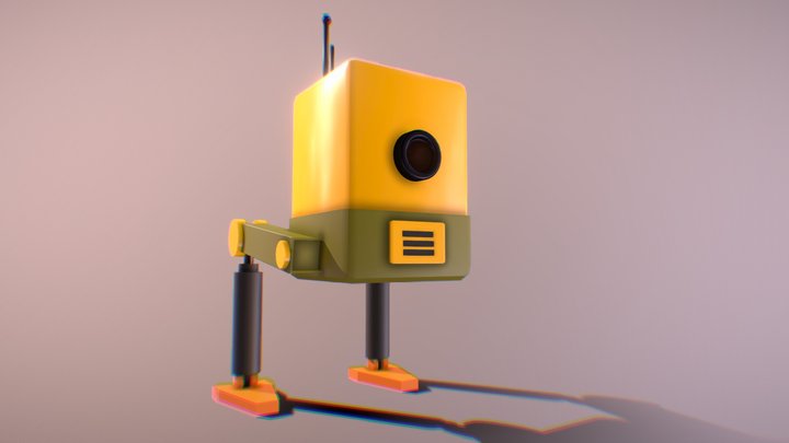 2 leg droid/robot 3D Model