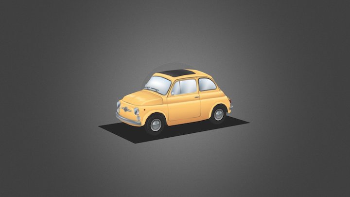 Fiat500 3D Model