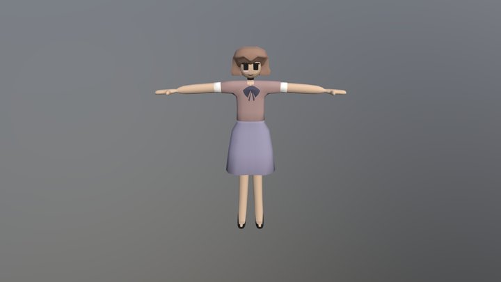Remmy (Cartoon Style) 3D Model