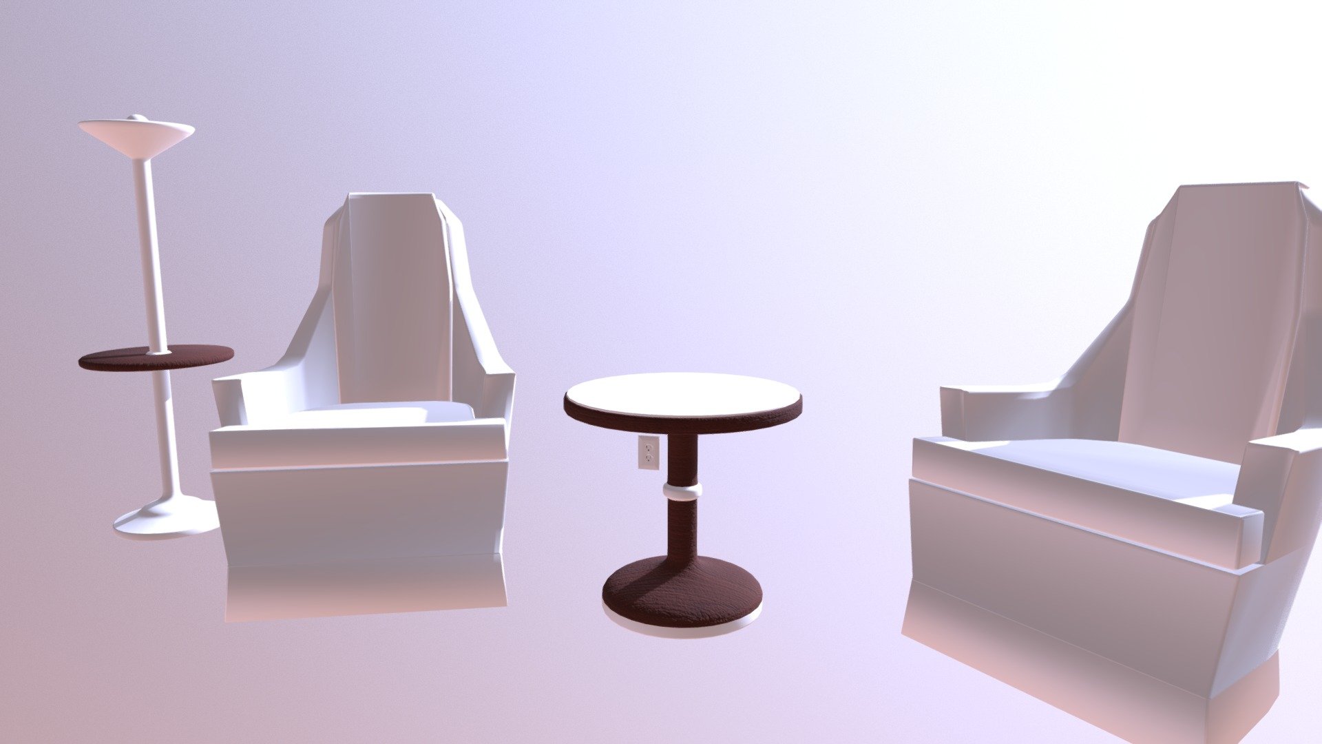 Sitting Area: Chairs and Tables