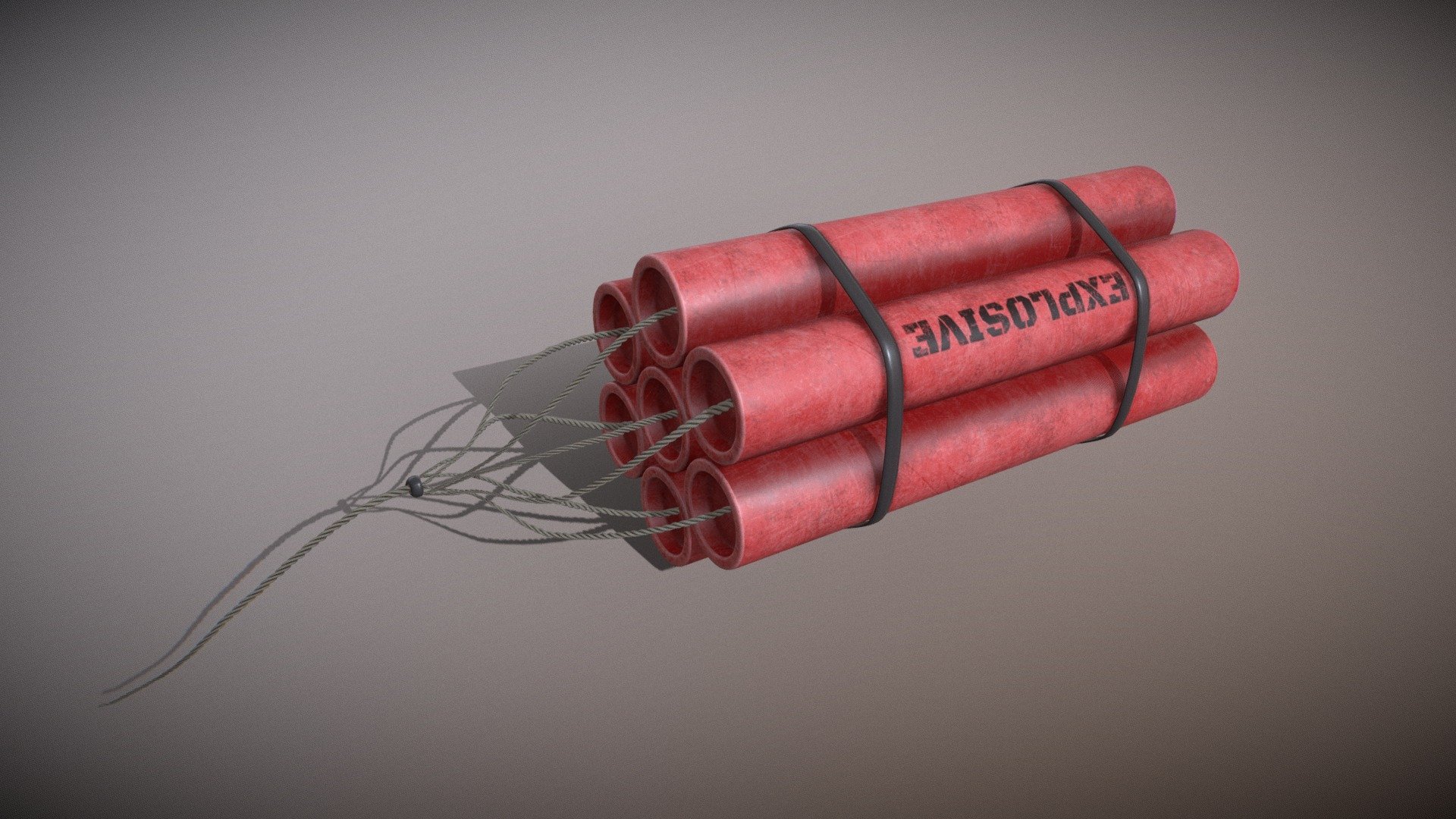TNT HighExplosive Bomb Buy Royalty Free 3D model by Incg5764