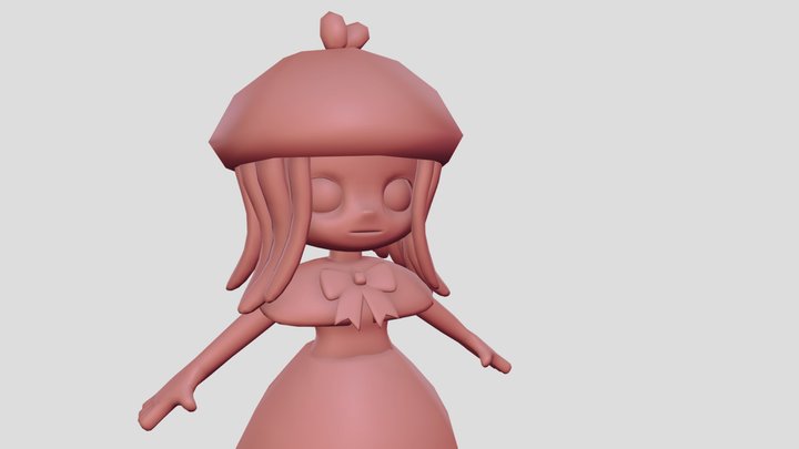 Estilo chibi 3D Model