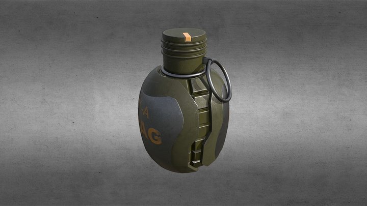 Grenade M1-A 3D Model