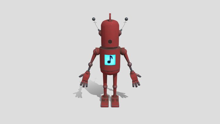 Robot Tik Pod 3D Model