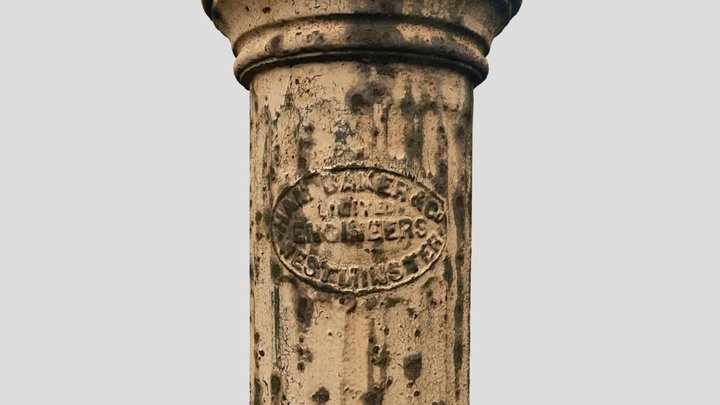 Victorian Sewage Vent - Tavistock Ave. St Albans 3D Model