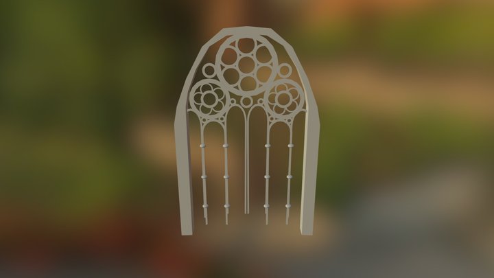 Ventanal Gotica 3D Model