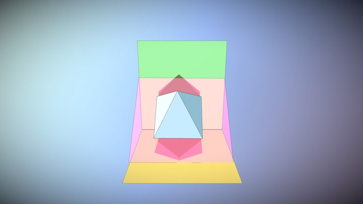 PIRAMIDE PLANO PERPENDICULAR PP 3D Model