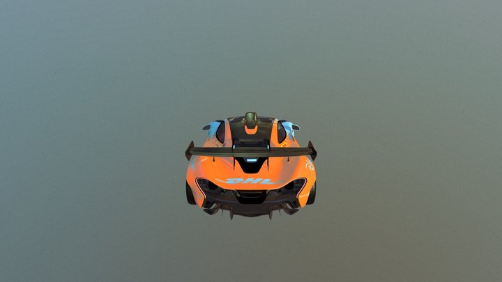 McLaren_P1_GTR 3D Model