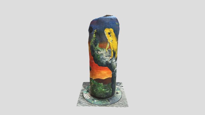Road Pillar 3D Model