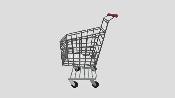Shopping Cart 3D Model