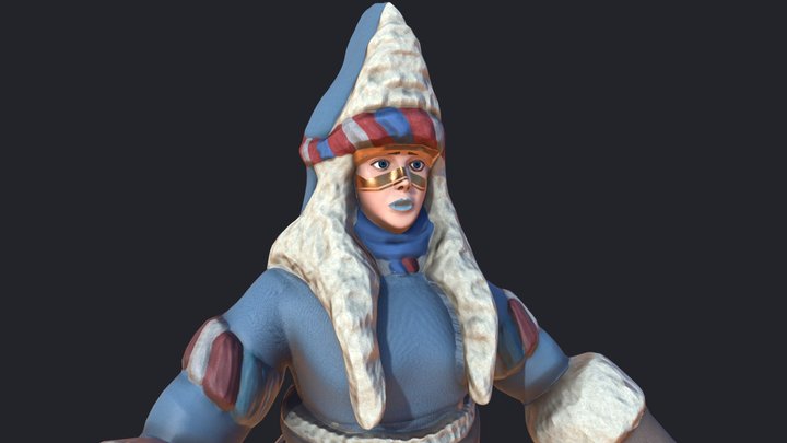 Horizon Zero Dawn - character concept 3D Model