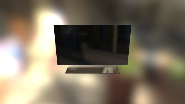 Futureistic Monitor 3D Model