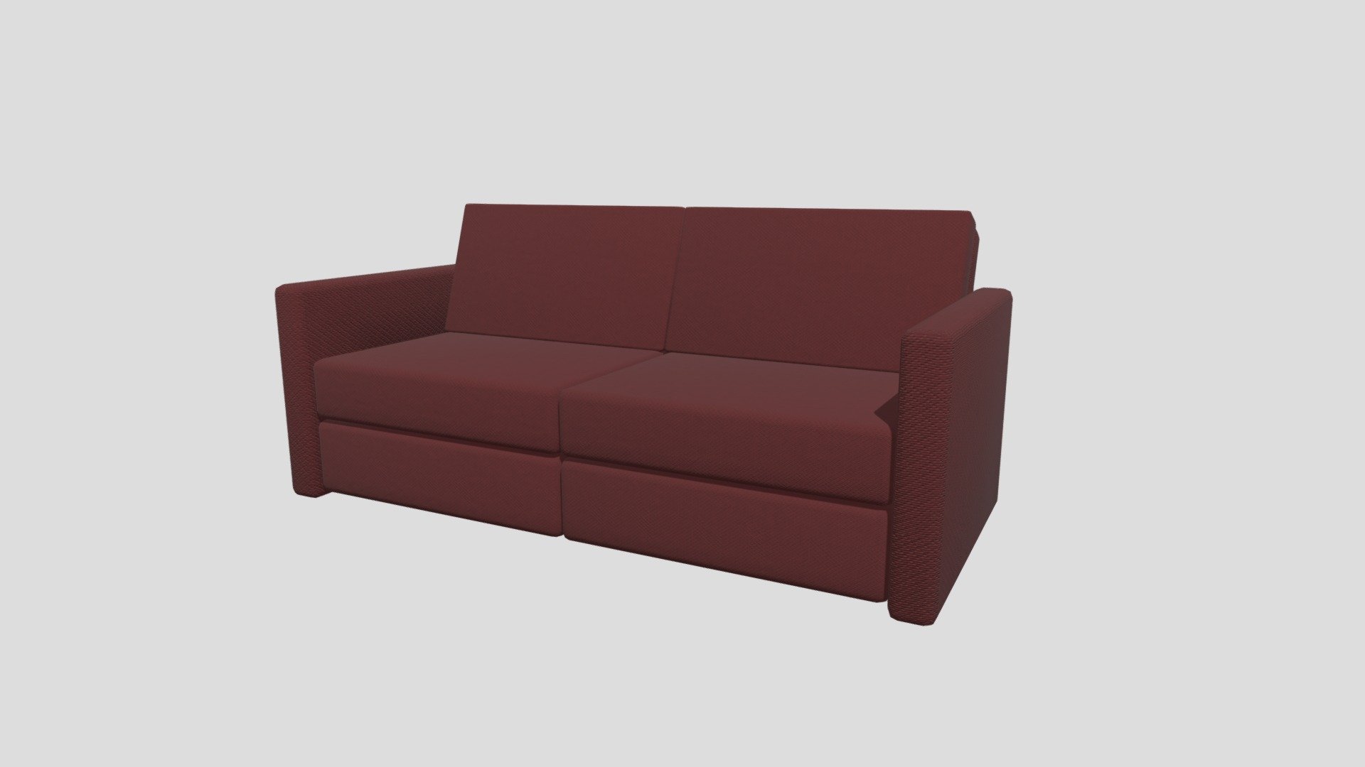 dlX - Couch(red) - Download Free 3D model by d-luX (@dluX80) [d4f9873 ...