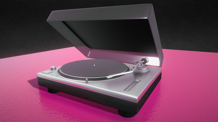 Turntable | Vinyl Record Player 3D Model