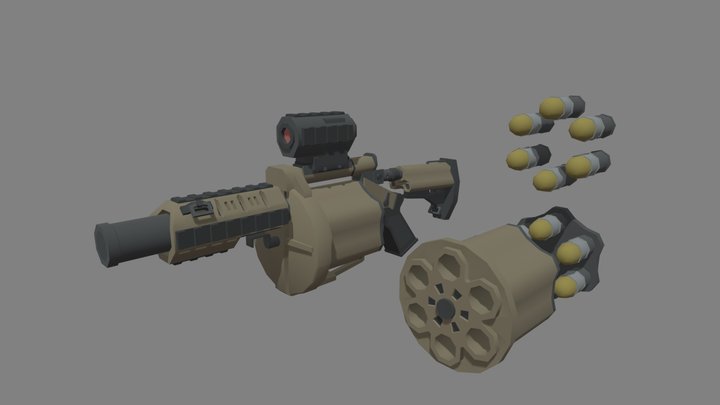 M32A1 3D Model