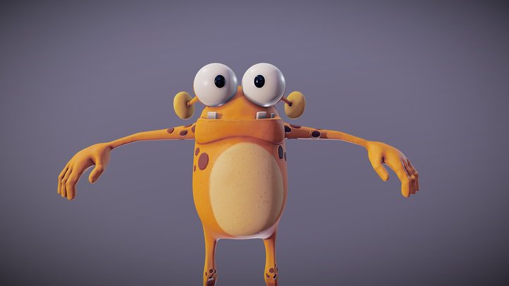 Lazy lizard 3D Model