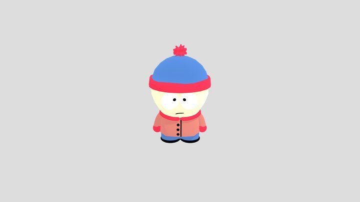 Stan_-_ South_ Park 3D Model