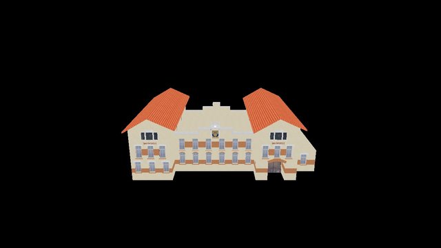 low poly house 3D Model
