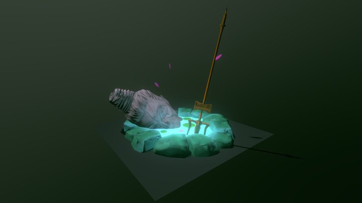Composition Holy Lake 3D Model