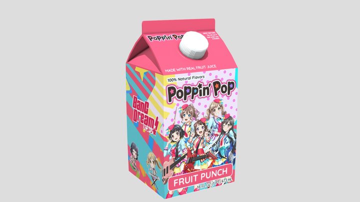 Poppin' Pop - Carton 3D Model