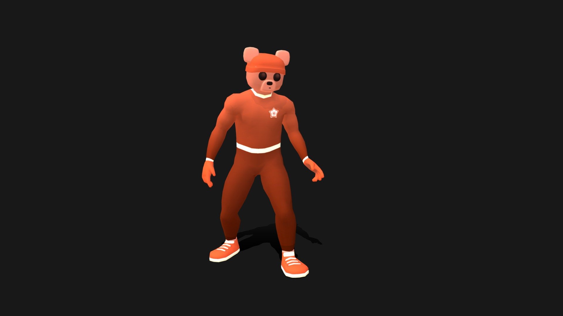 Player character - Red Bear - 3D model by Ingrida Liepyte (@ingrida ...