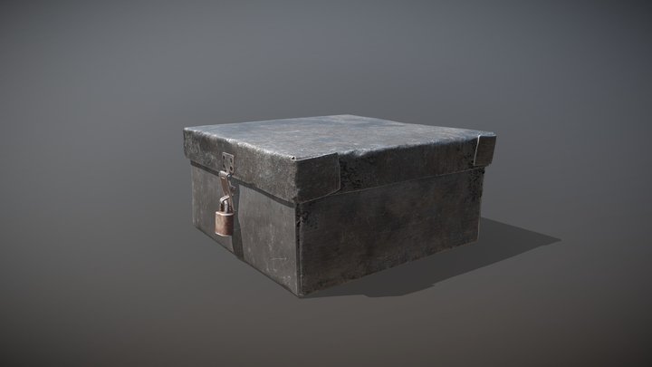 Dirty Lead Box 3D Model