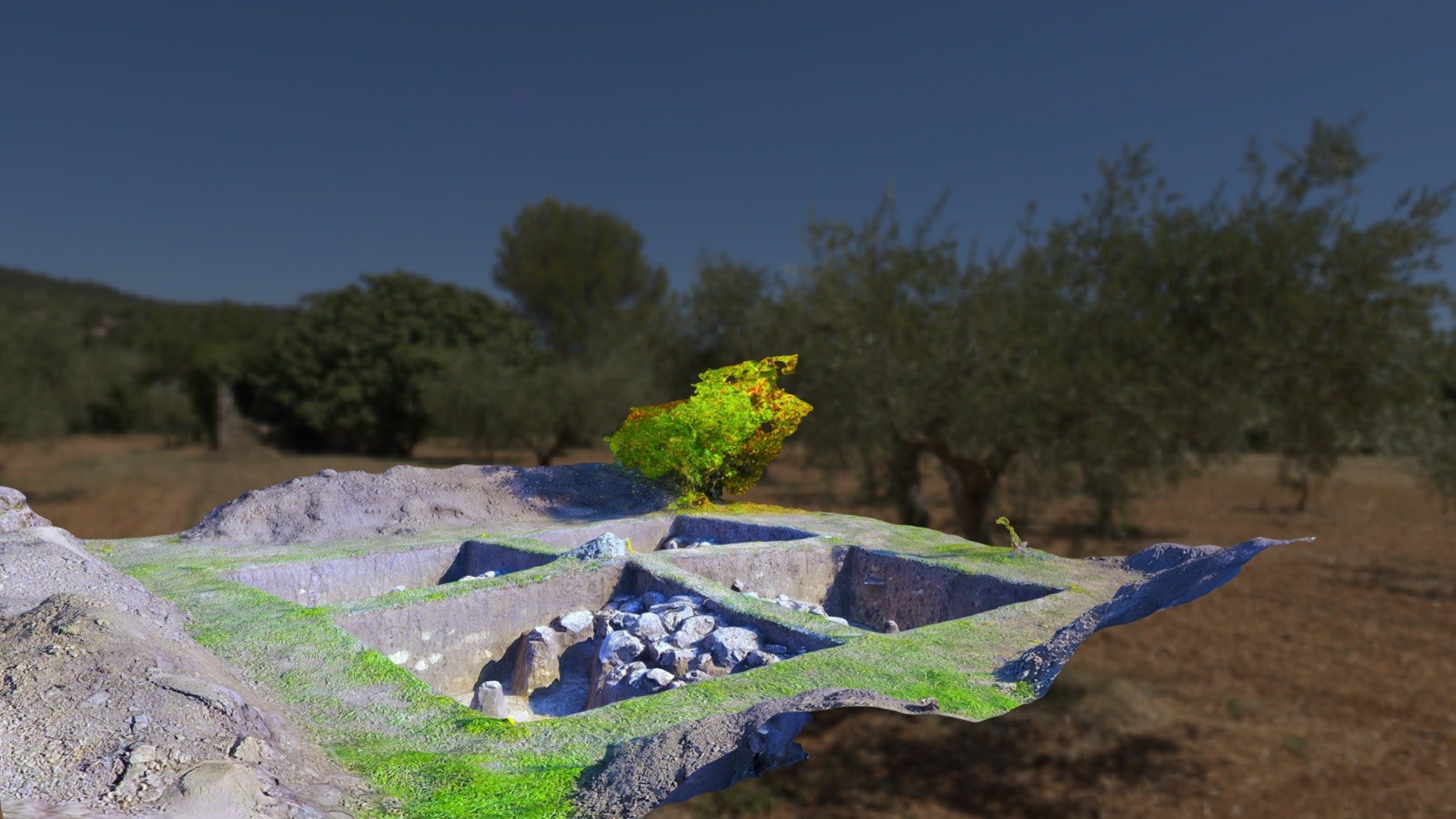 The medieval cemetery