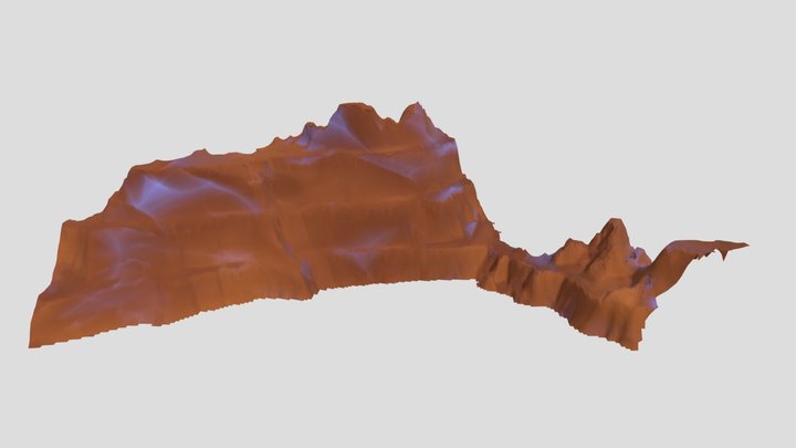 Canyon_Wall_3 3D Model